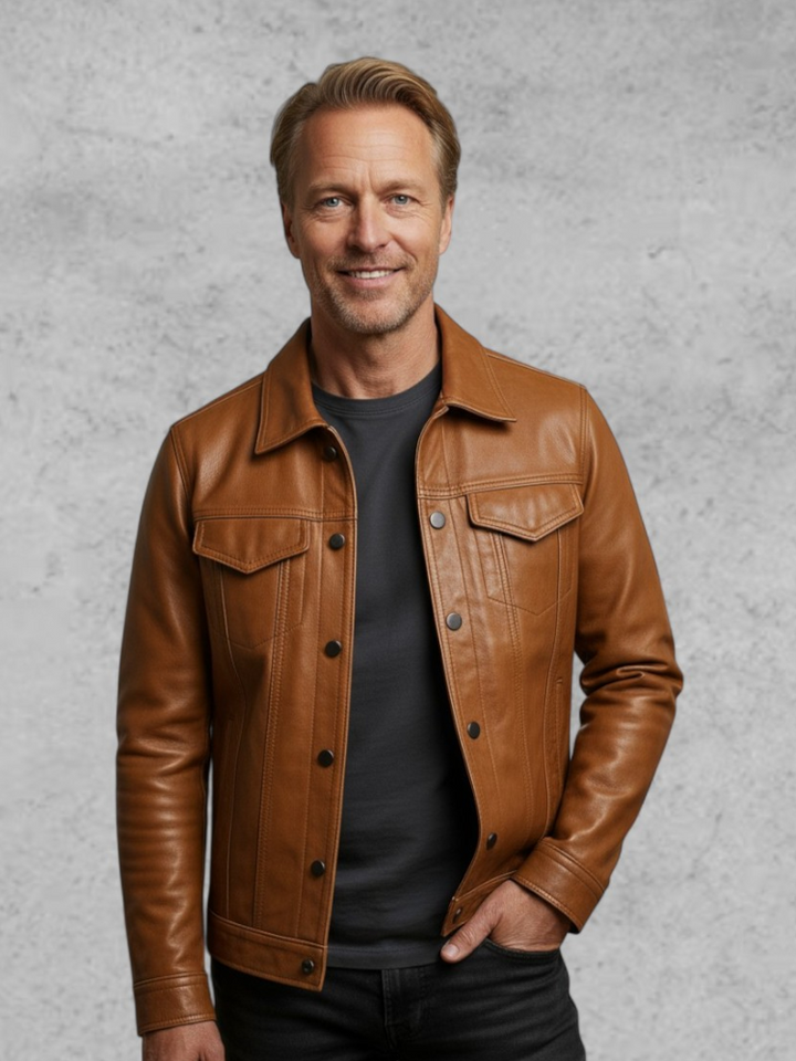 Ulrik | giacca in pelle moto premium