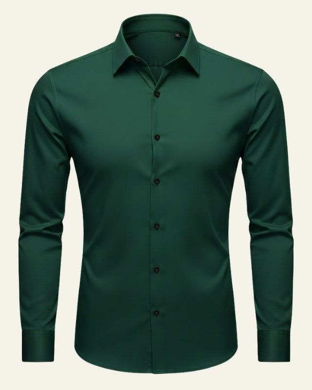 Zeno | camicia stretch colletto strutturato