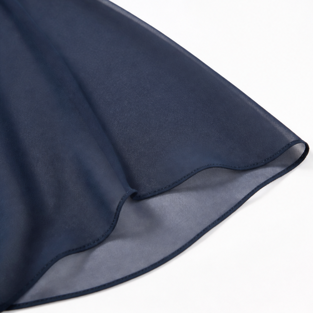 Isabella | tailleur pantalone donna con sovrapposizione – completo elegante gamba larga