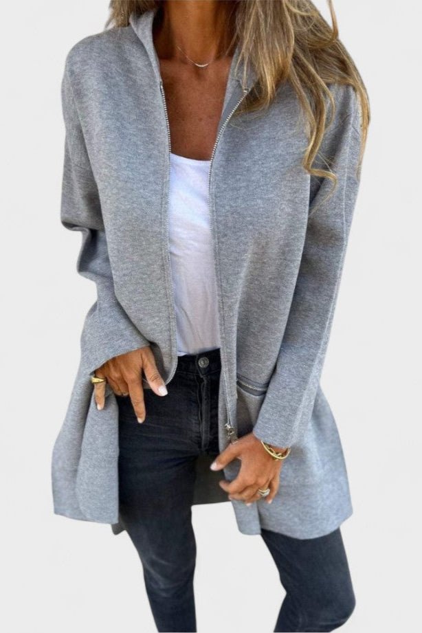 Veslina | elegante giacca a maglia per strati