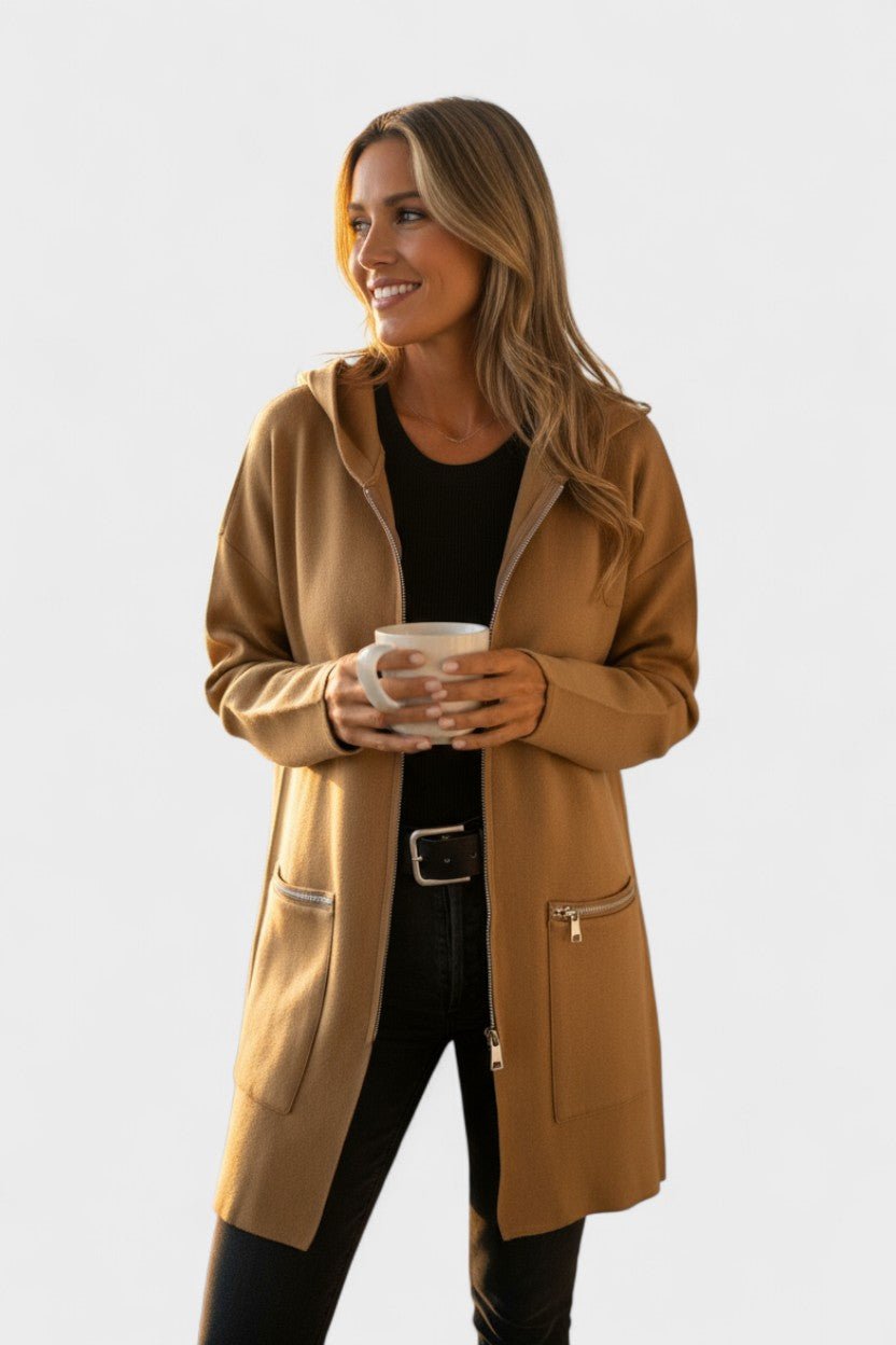 Veslina | elegante giacca a maglia per strati