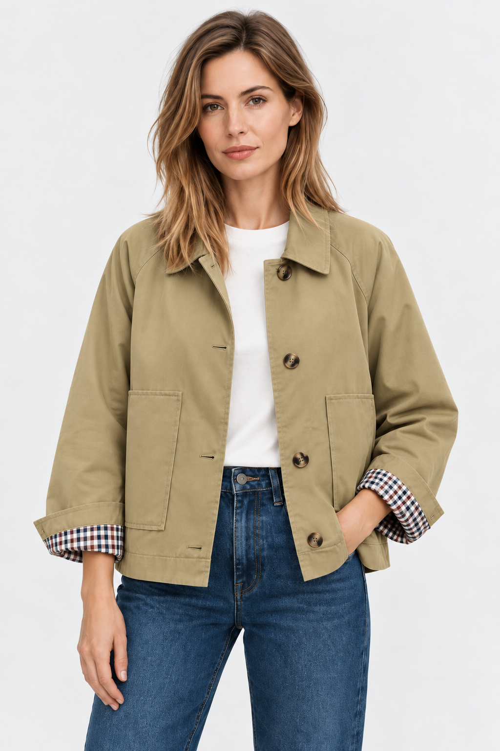 Margherita | giacca corta in gabardine