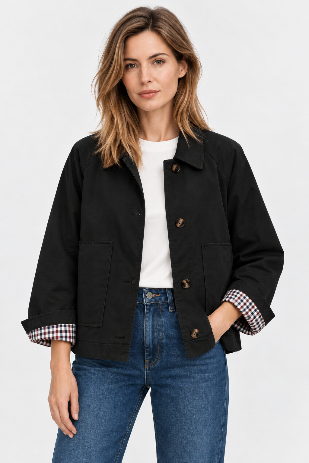 Margherita | giacca corta in gabardine