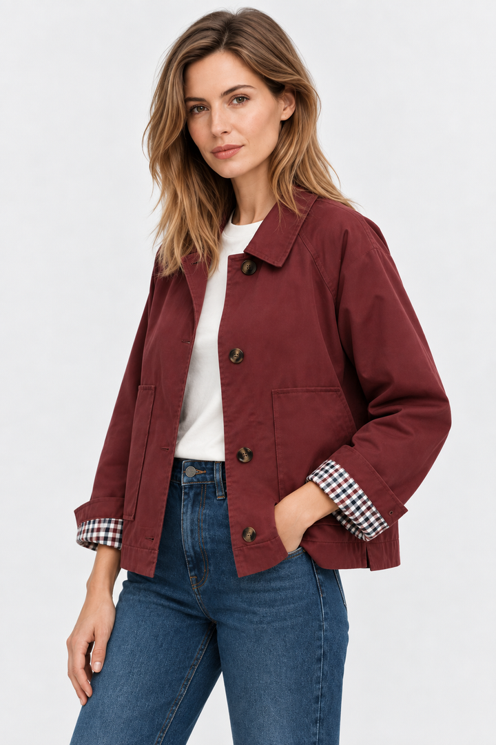 Margherita | giacca corta in gabardine
