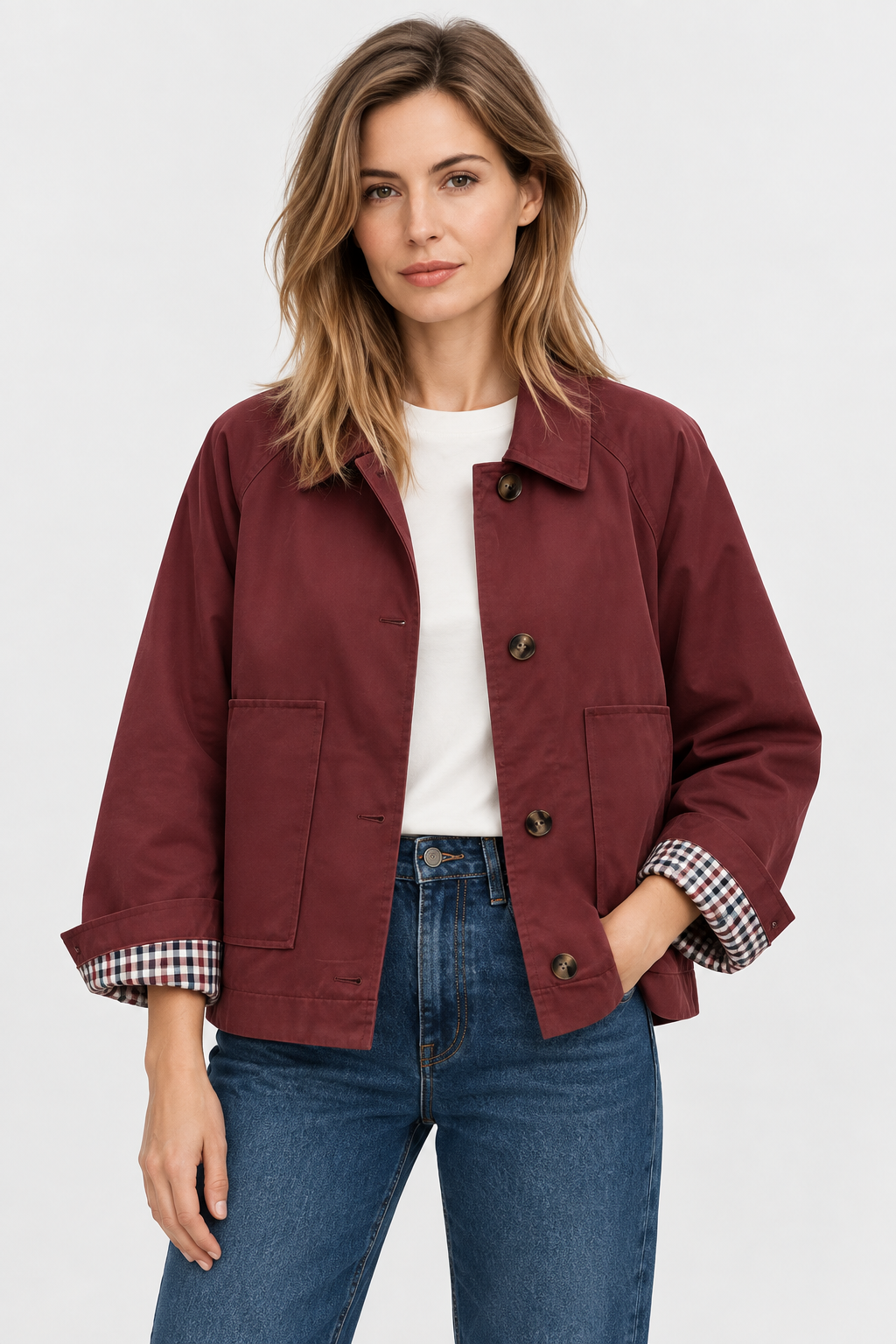 Margherita | giacca corta in gabardine