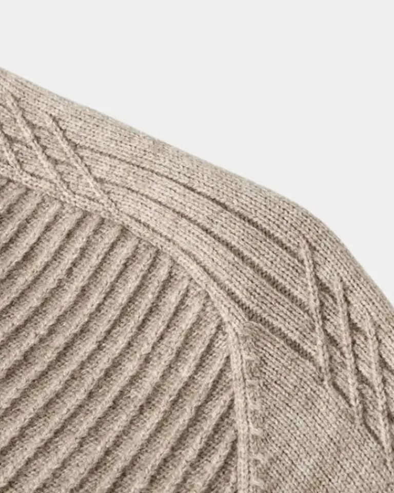 Vilhelm | maglione base con mezza zip