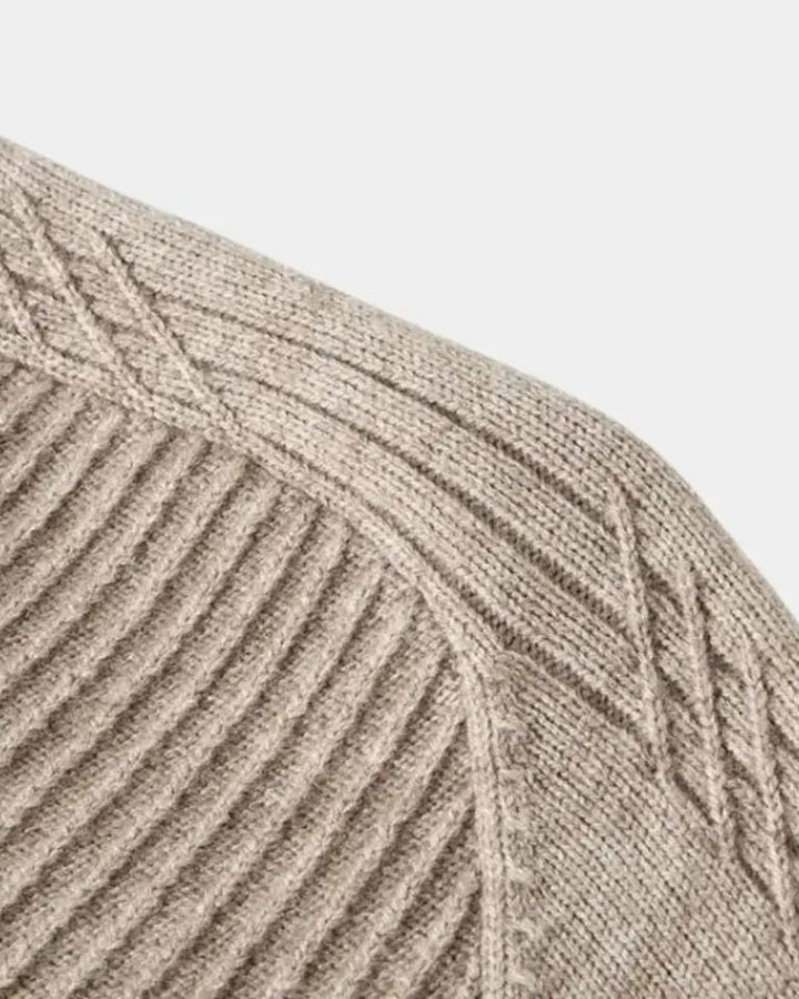 Vilhelm | maglione base con mezza zip