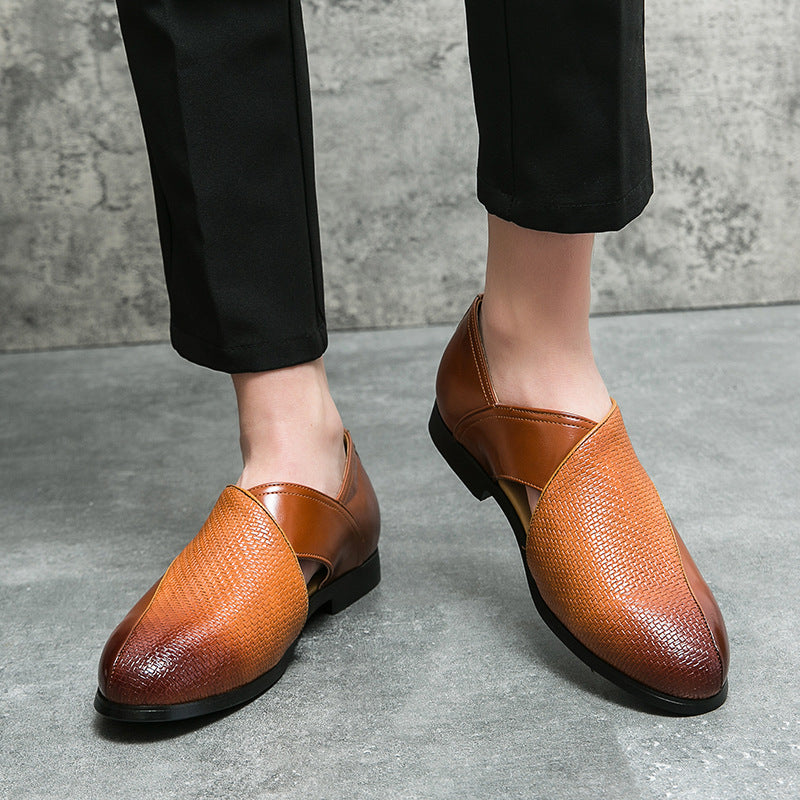 Mocassini vintage in pelle
