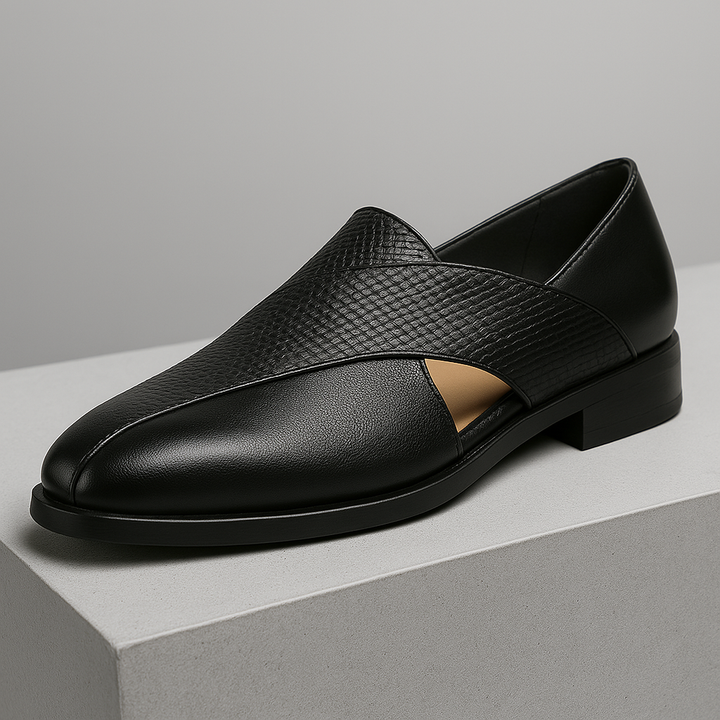 Mocassini vintage in pelle