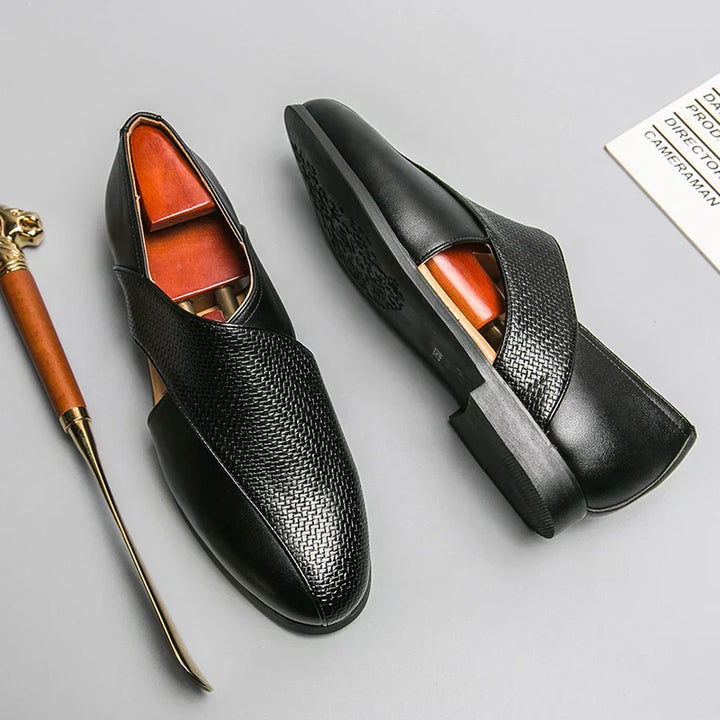 Mocassini vintage in pelle