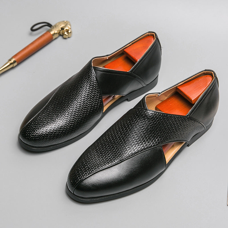 Mocassini vintage in pelle