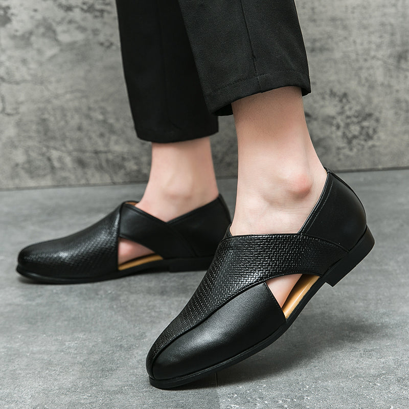 Mocassini vintage in pelle