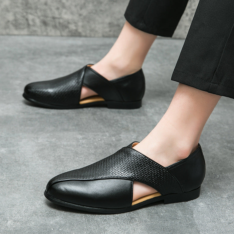 Mocassini vintage in pelle