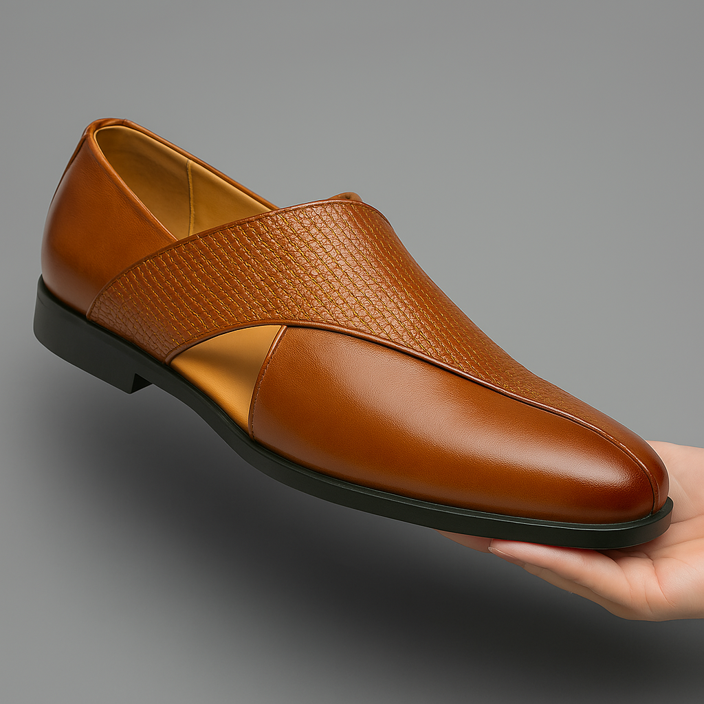 Mocassini vintage in pelle