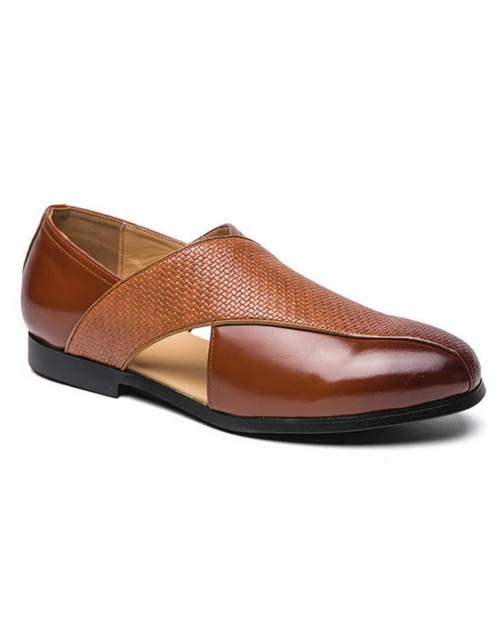 Mocassini vintage in pelle