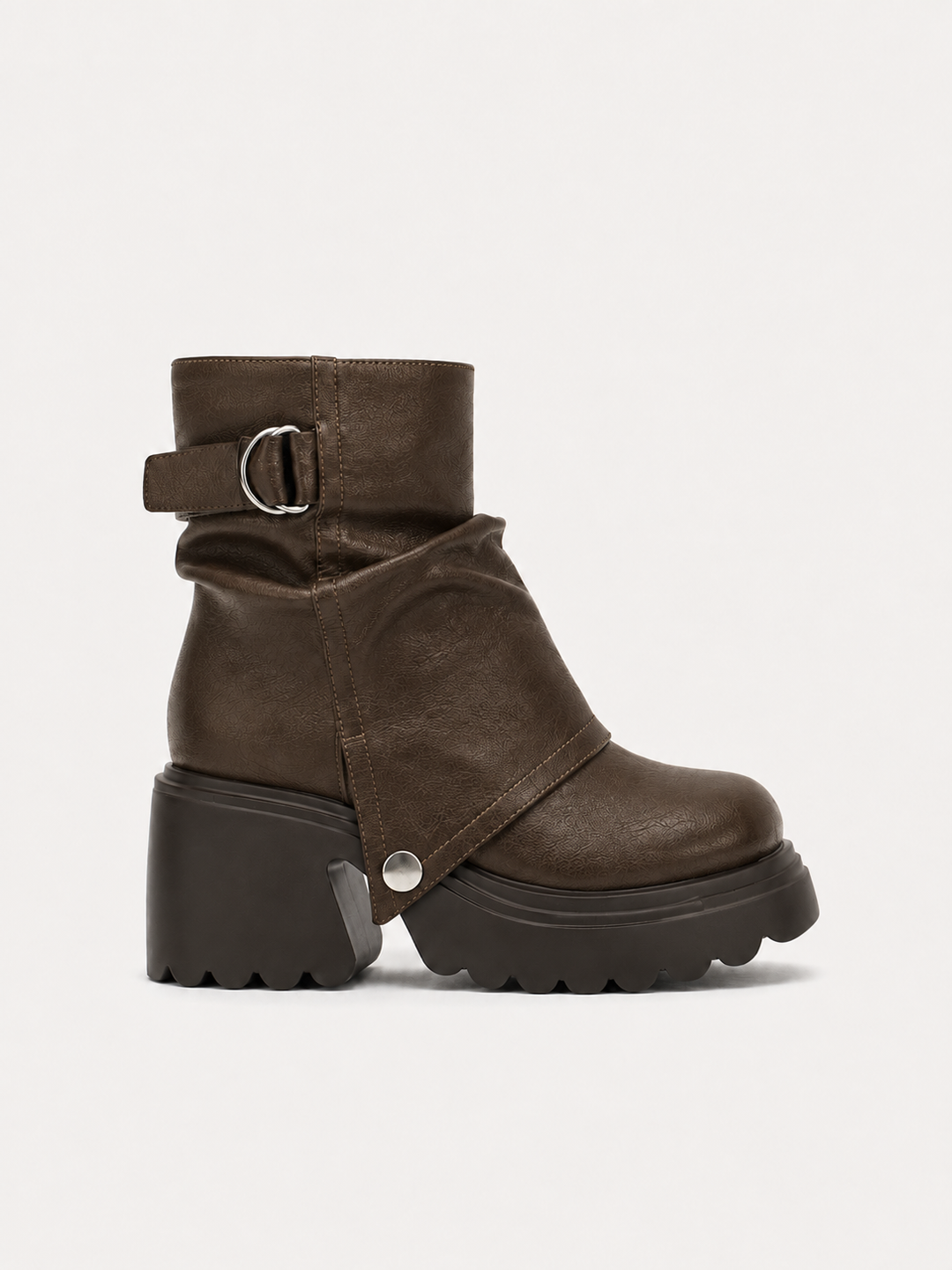 Elisabetta | stivaletti con plateau e fibbia