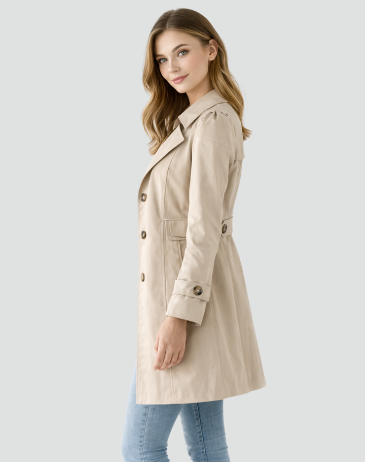 Agnese | trench corto sciancrato