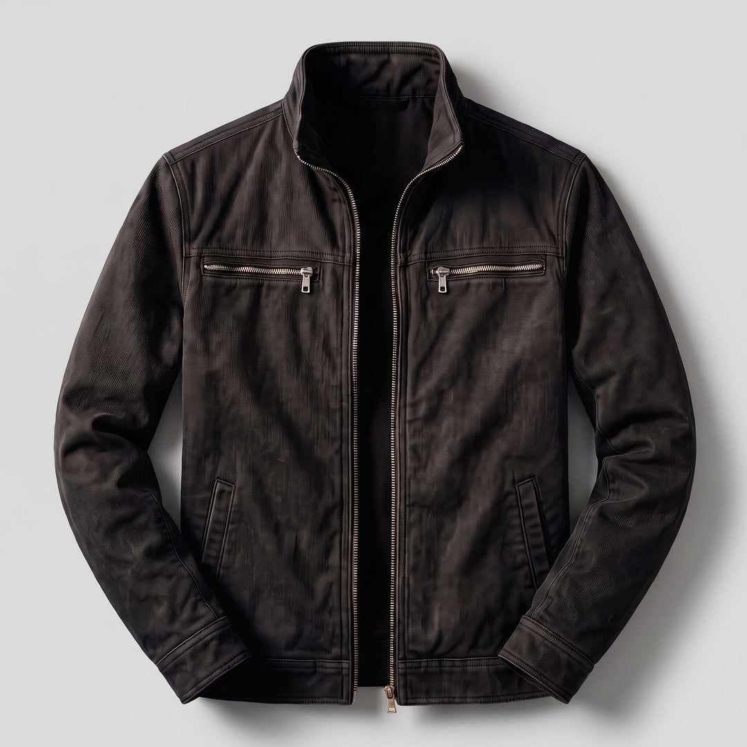 Achille | giacca uomo in cotone stile workwear – giacca casual effetto vissuto