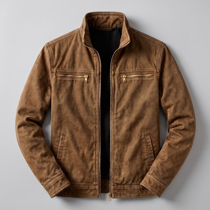 Achille | giacca uomo in cotone stile workwear – giacca casual effetto vissuto