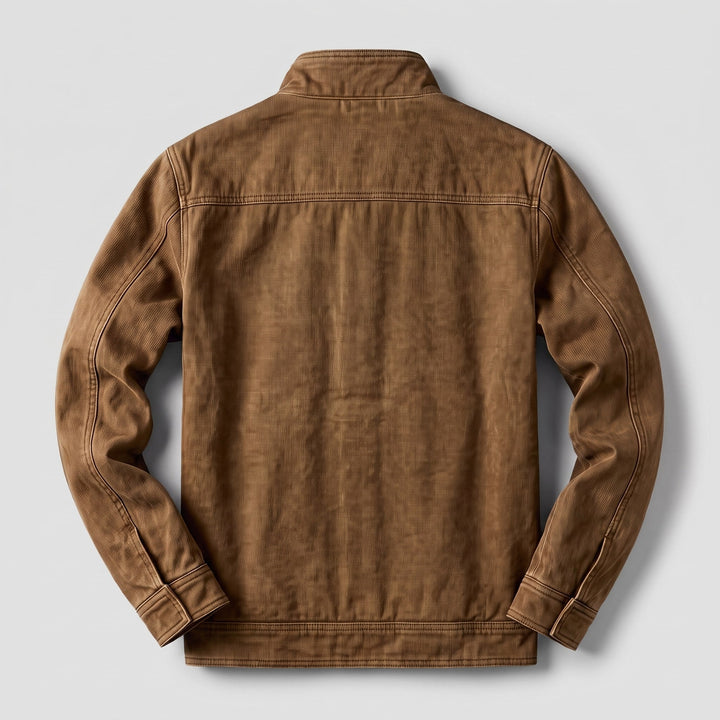 Achille | giacca uomo in cotone stile workwear – giacca casual effetto vissuto