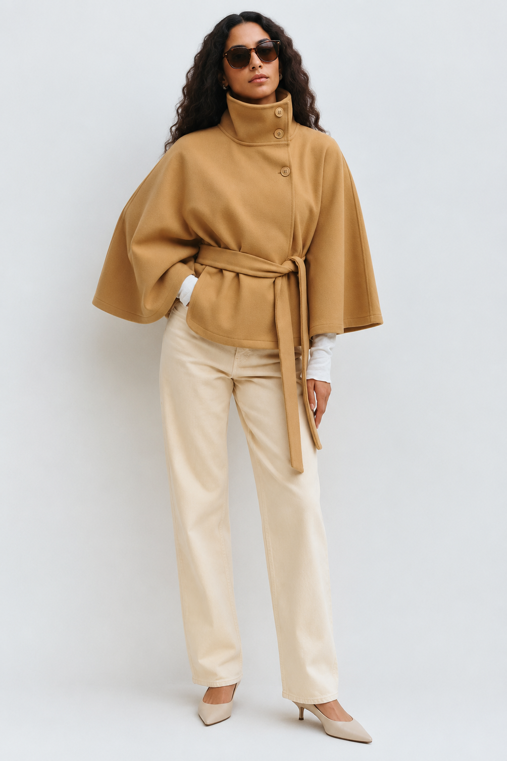 Clara | cappotto a mantella