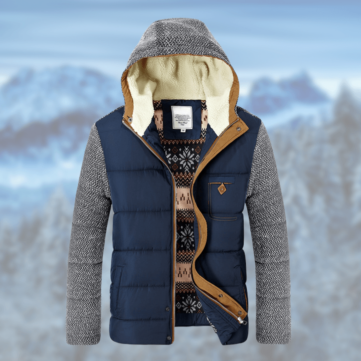 Piumino uomo con cappuccio – Lino