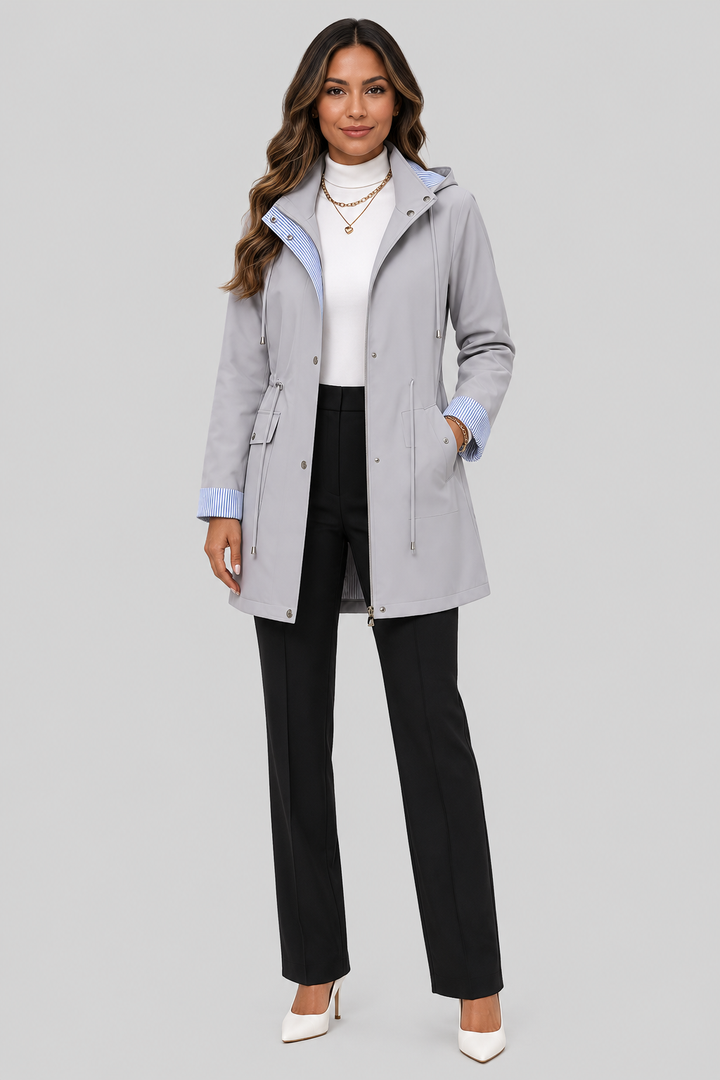 Virginia | parka midi con cappuccio