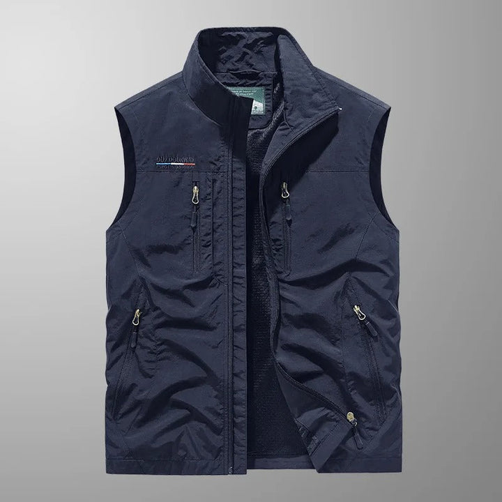 Mattia – gilet cargo uomo leggero e traspirante