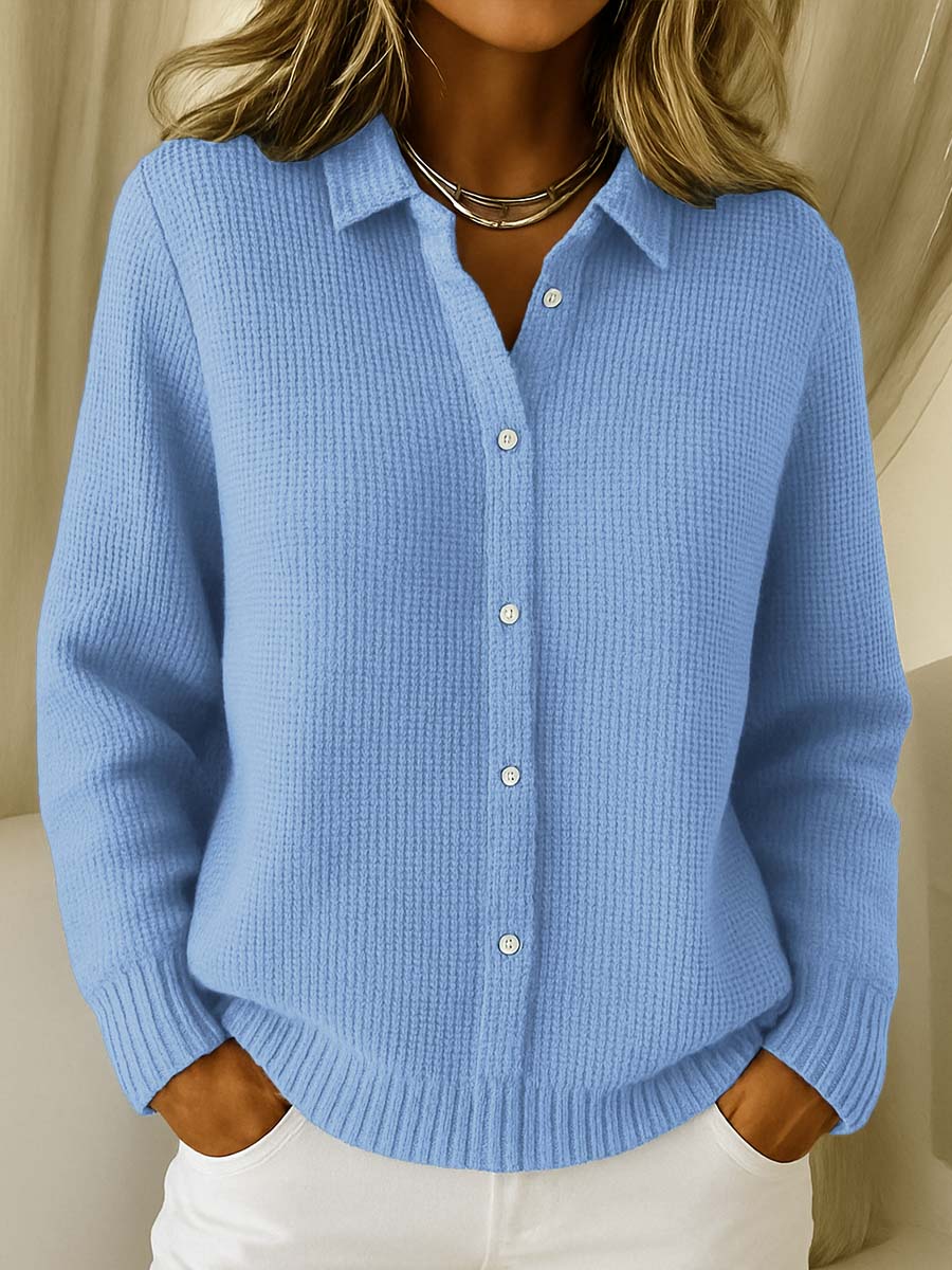 Maura – cardigan donna in maglia con bottoni