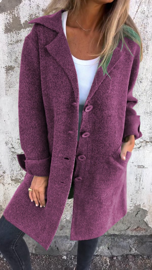 Ada | cappotto lungo monopetto