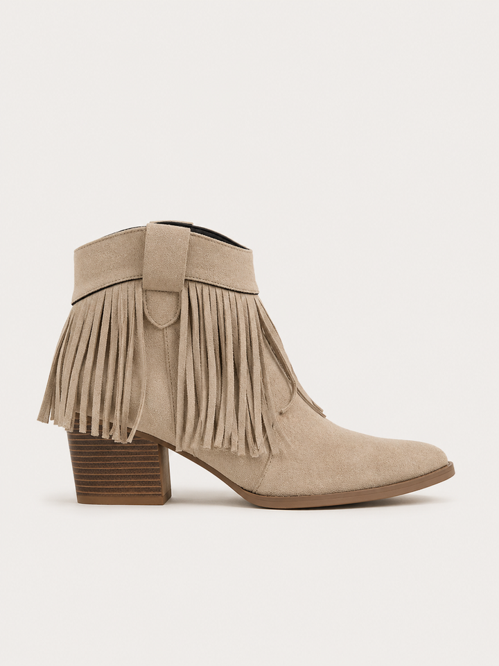 Marina | stivaletti texani con frange