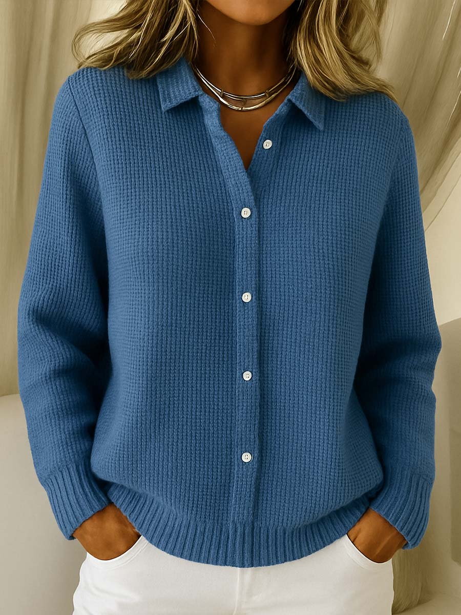 Maura – cardigan donna in maglia con bottoni
