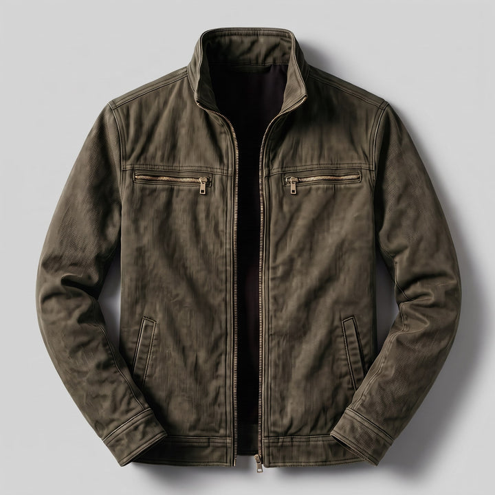 Achille | giacca uomo in cotone stile workwear – giacca casual effetto vissuto