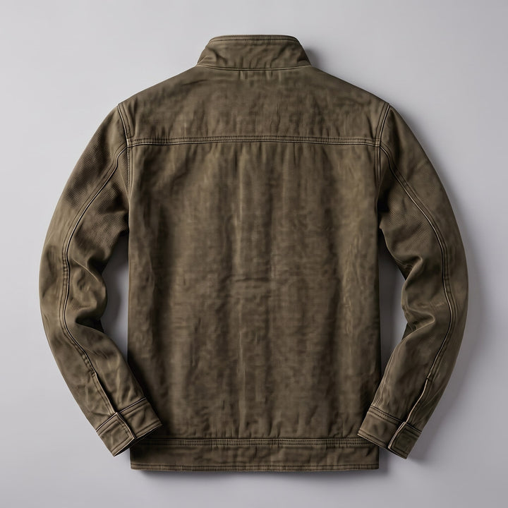 Achille | giacca uomo in cotone stile workwear – giacca casual effetto vissuto