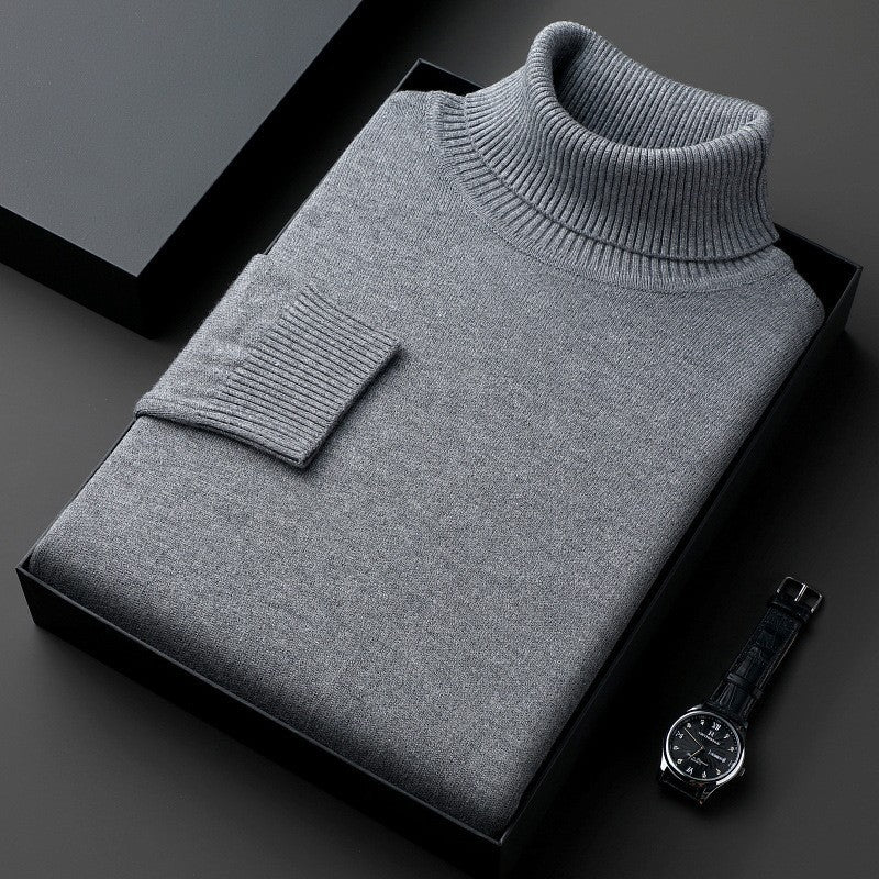 Nando | maglione collo alto in viscosa