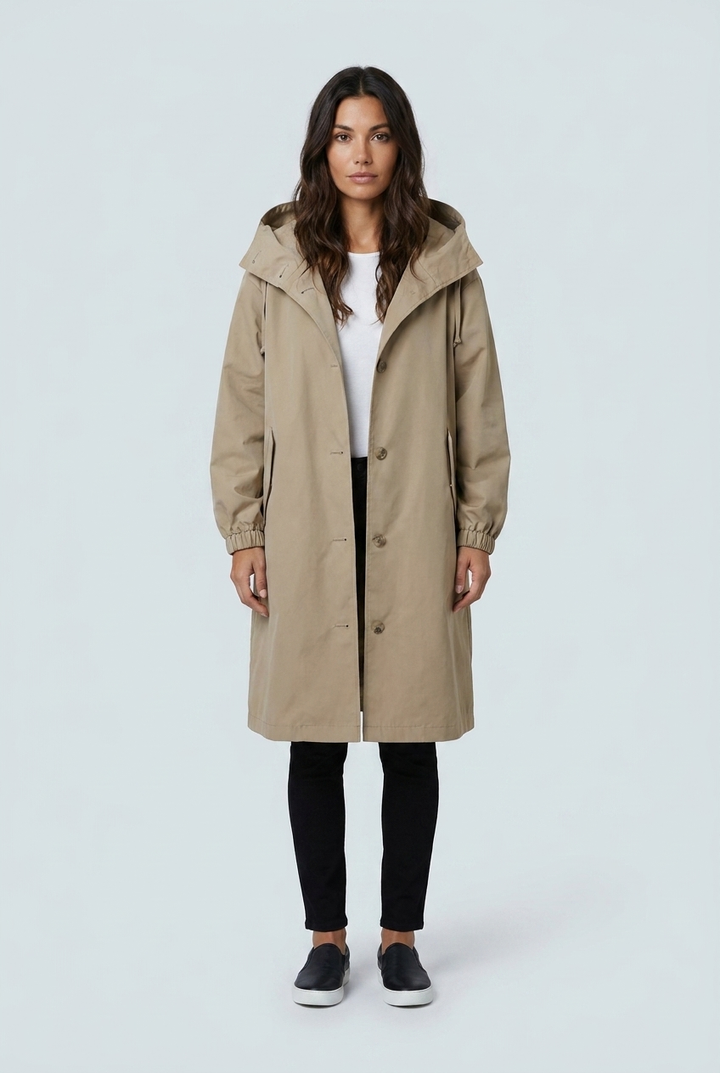 Caterina | parka lunga con cappuccio