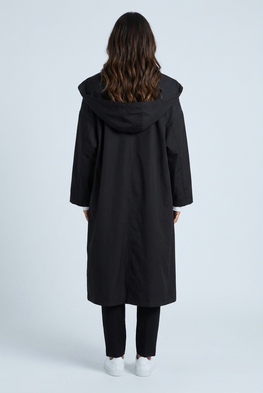 Caterina | parka lunga con cappuccio