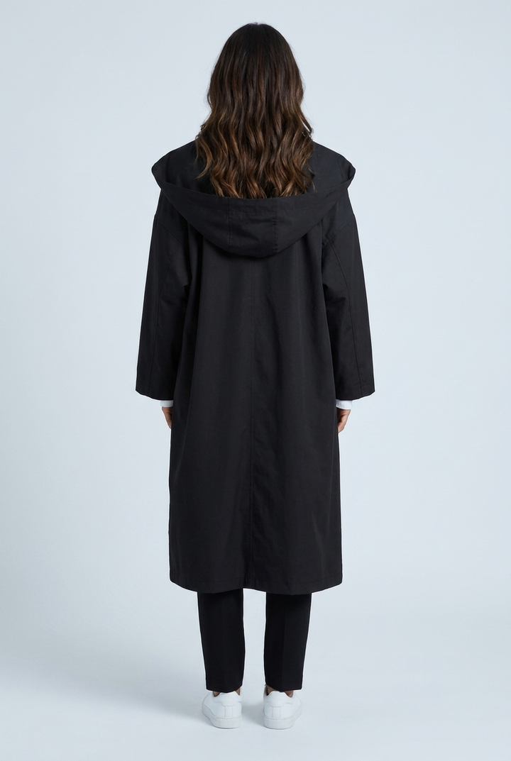 Caterina | parka lunga con cappuccio