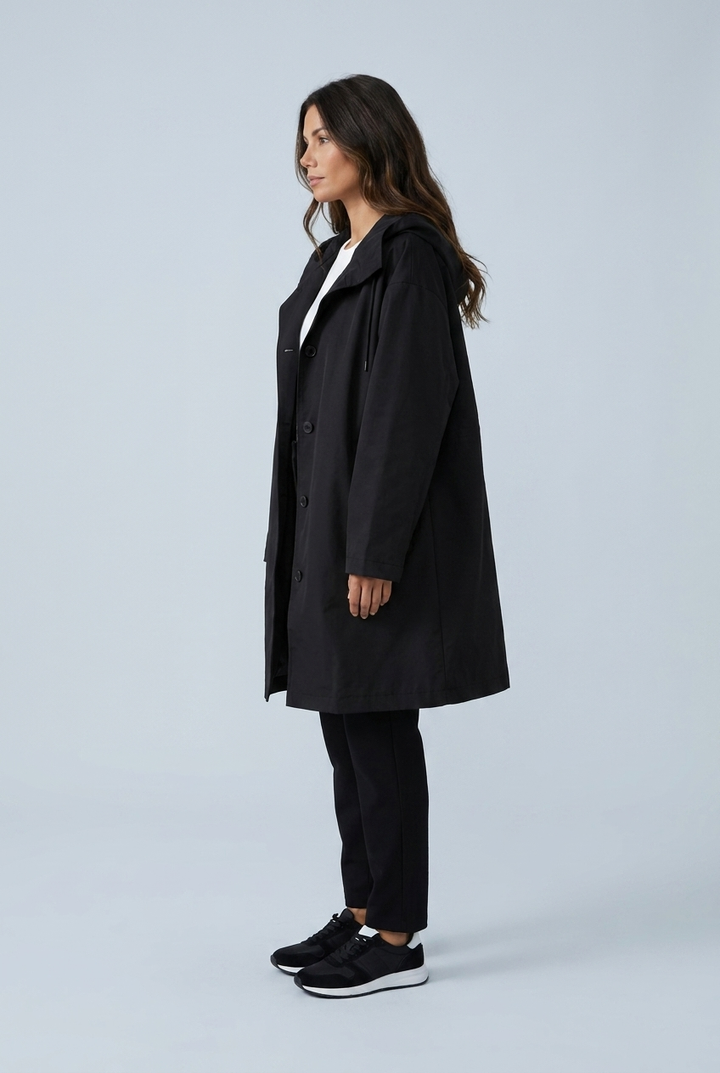 Caterina | parka lunga con cappuccio