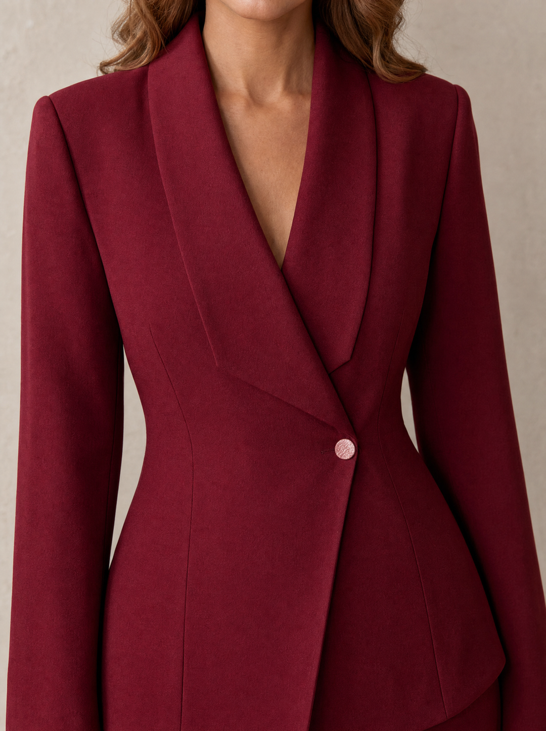 Carlotta – tailleur donna con blazer e pantaloni a gamba larga