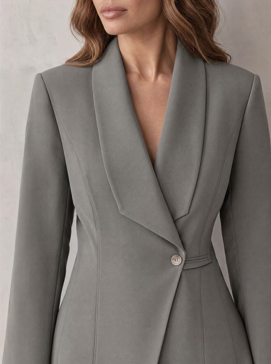 Carlotta – tailleur donna con blazer e pantaloni a gamba larga