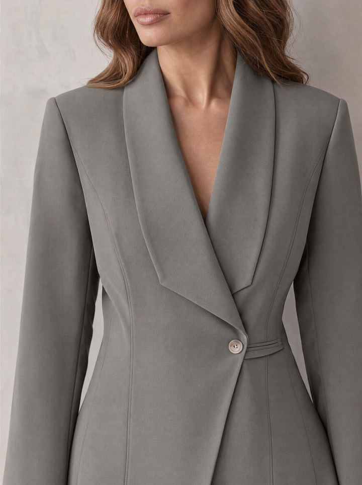 Carlotta – tailleur donna con blazer e pantaloni a gamba larga