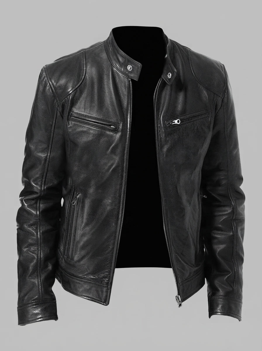 Aiden | giacca biker uomo in pelle