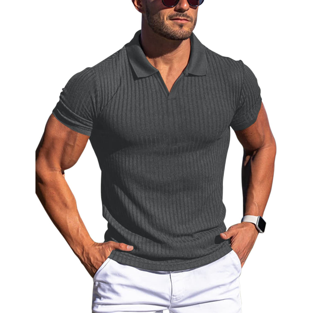 Italo | polo in maglia a coste