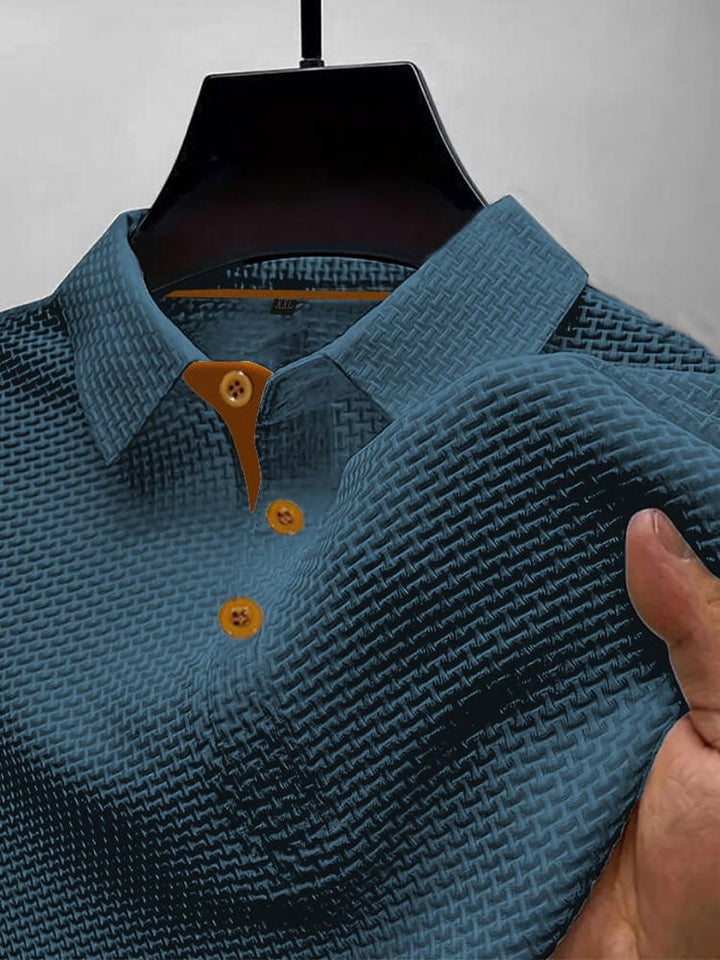 Lorenzo | polo manica lunga uomo in maglia – polo elegante strutturata