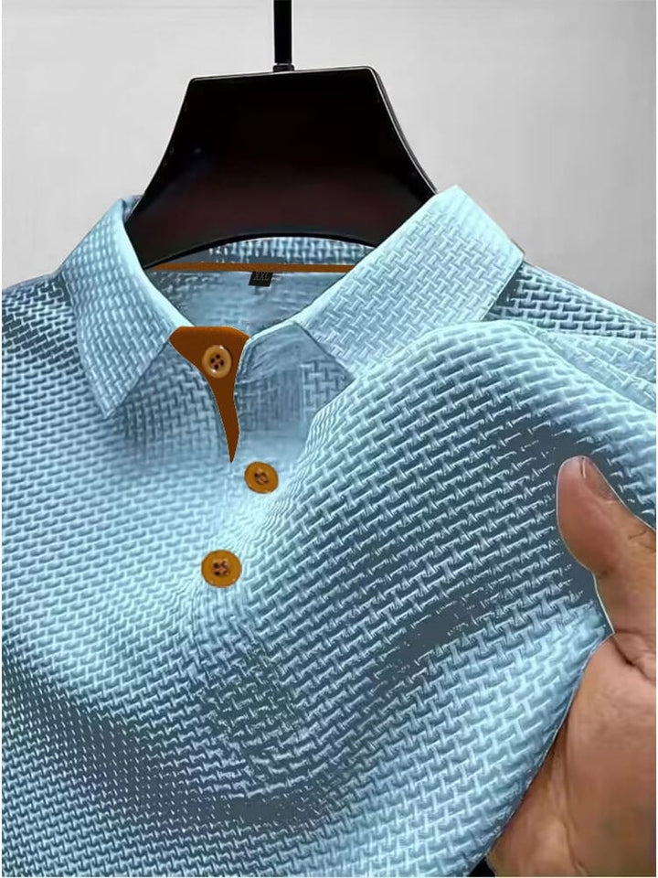 Lorenzo | polo manica lunga uomo in maglia – polo elegante strutturata