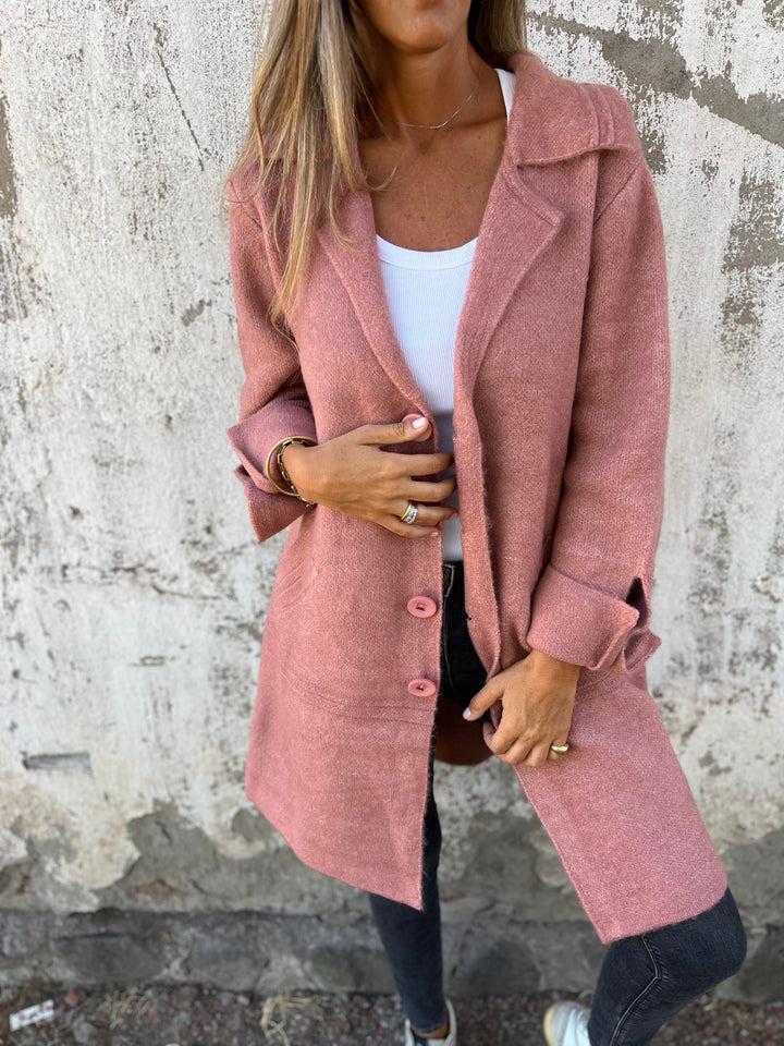 Ada | cappotto lungo monopetto