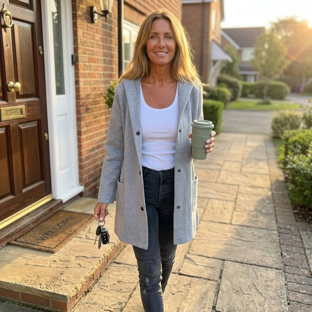 Chiara | cardigan donna con cappuccio – giacca cardigan lunga in maglia