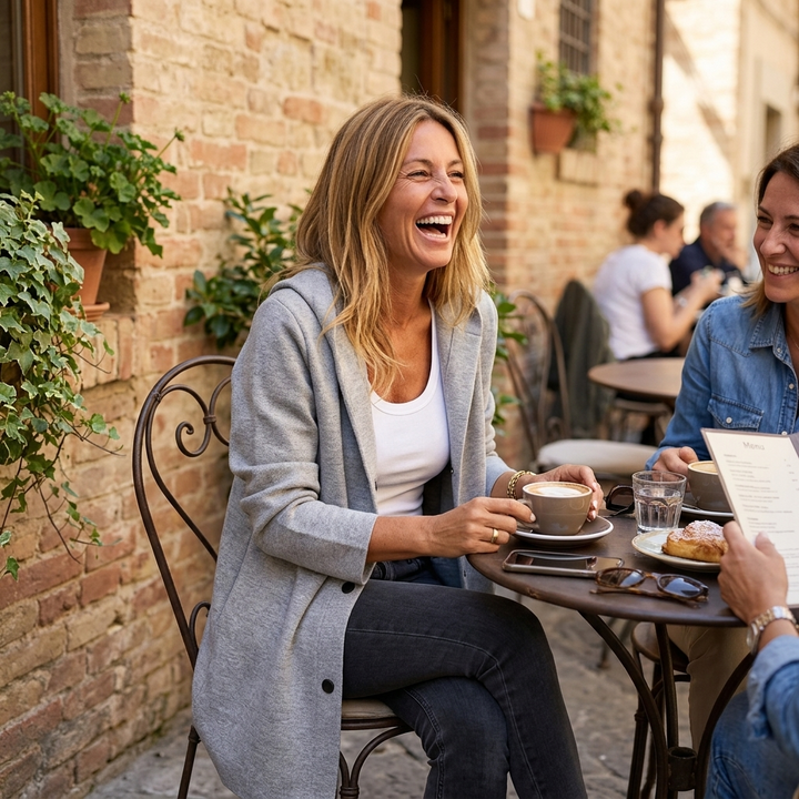 Chiara | cardigan donna con cappuccio – giacca cardigan lunga in maglia