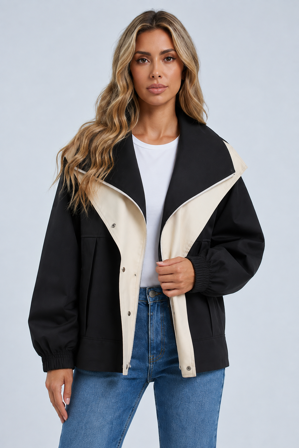 Stefania | giacca antivento oversize